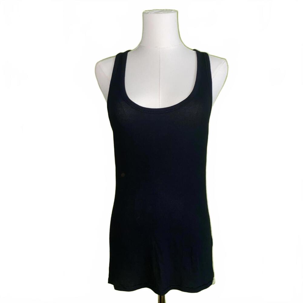 Fabletics Racerback Tank S Black Y2K Athleisure Minimal Sporty Clean Style